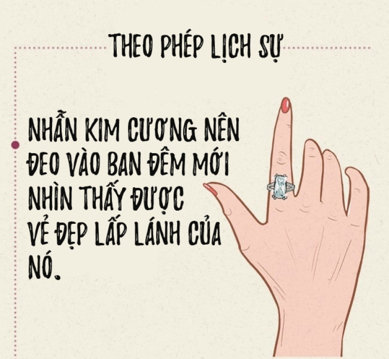so tay deo nhan dung cach cho moi co gai