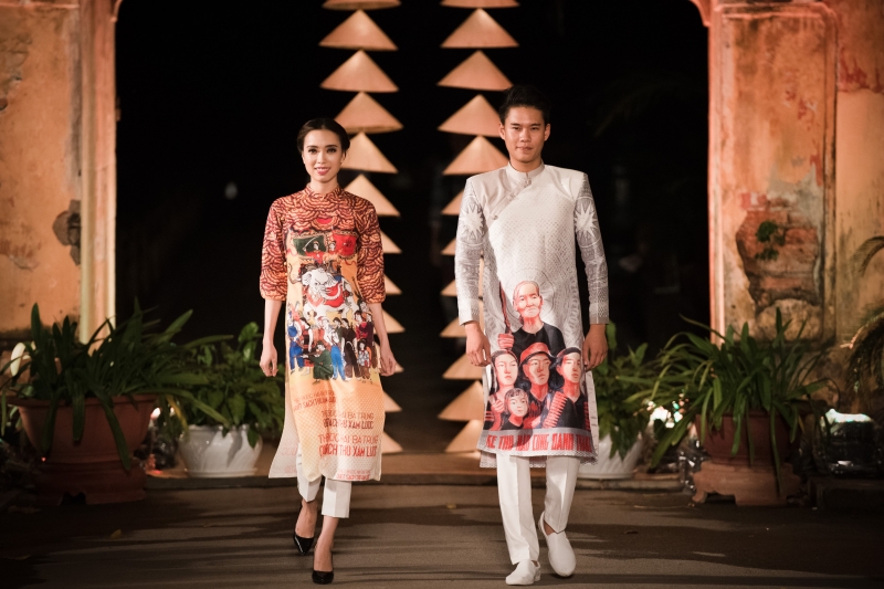 man nhan ngam tinh hoa ao dai viet