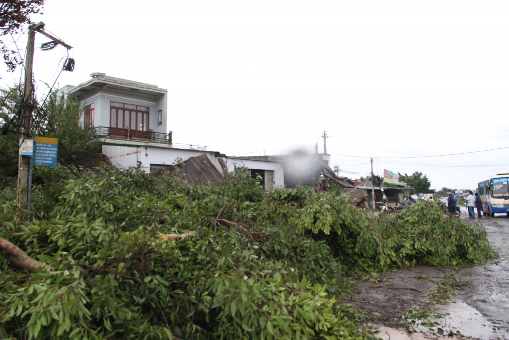 bao damrey qua tay nguyen quoc lo 26 noi dak lak khanh hoa bi ach tac do sat lo