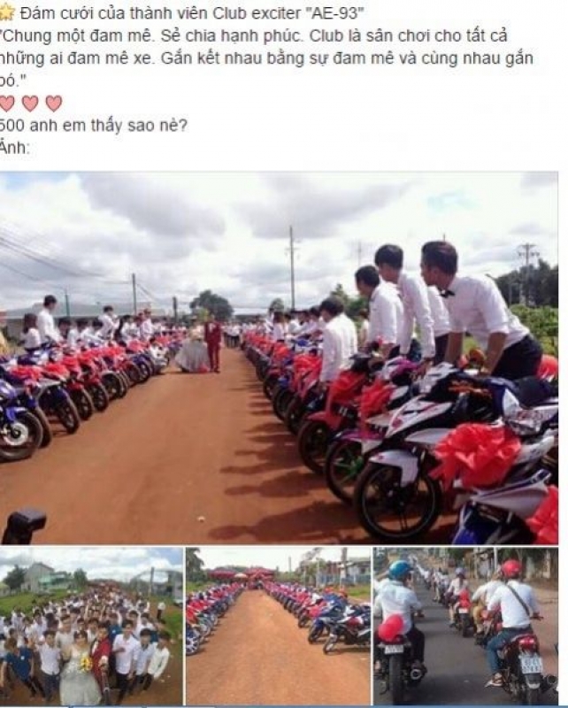 9x binh phuoc ruoc dau doc chieu bang 90 xe exciter gay xon xao mang xa hoi