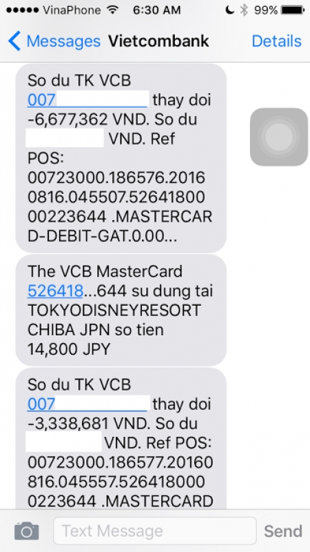 them 2 khach hang bay hoi tien trong tai khoan trach nhiem cua vietcombank o dau
