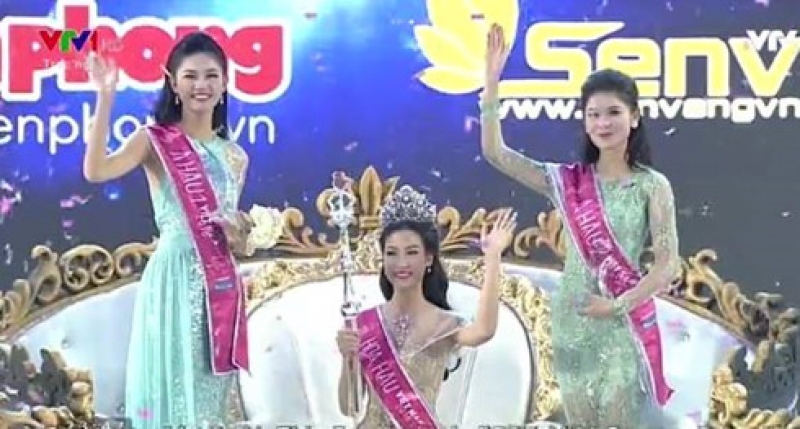 nguoi dep do my linh dang quang hoa hau viet nam 2016