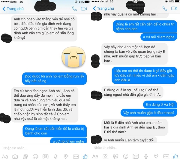 xot xa nguoi me quyet dinh ban tim cua minh lay 600 trieu cuu con trai