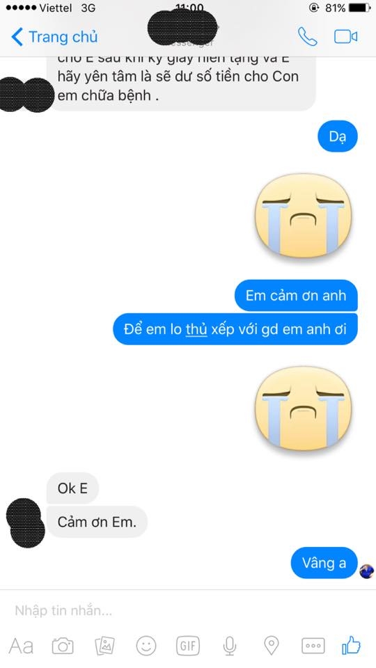 xot xa nguoi me quyet dinh ban tim cua minh lay 600 trieu cuu con trai