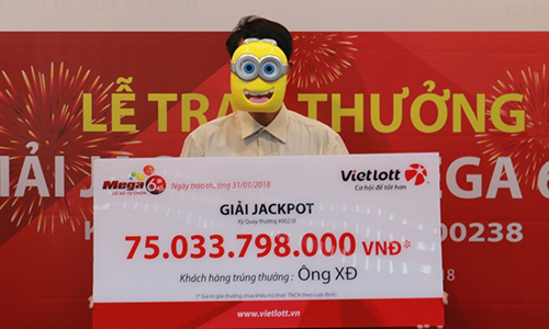 chu nhan giai jackpot 75 ty tang u23 viet nam 100 trieu dong