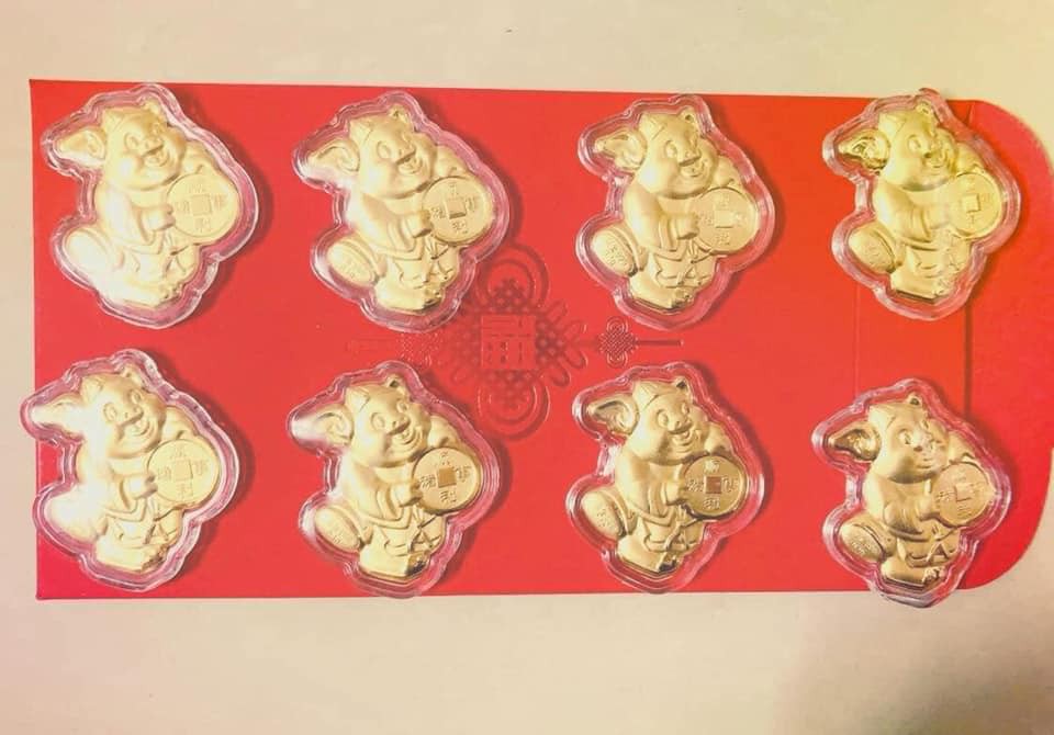 sot li xi heo vang tu quy 24k mung tuoi cho sang chanh