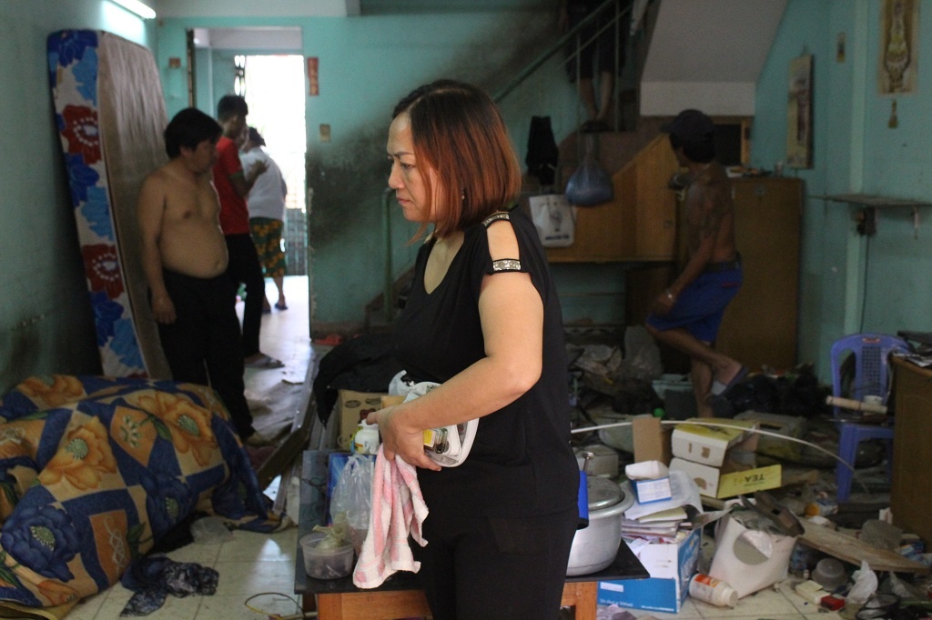 can canh chung cu nghieng 45cm o sai gon co the do sap bat cu luc nao khien hang tram nguoi phai chuyen nha can tet