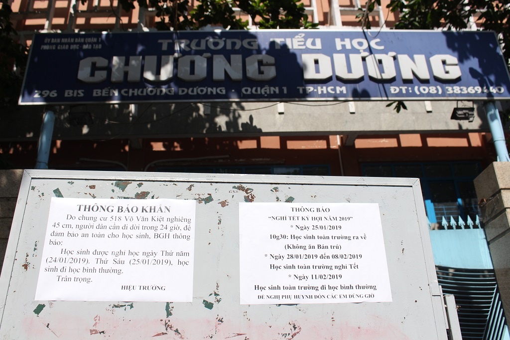 can canh chung cu nghieng 45cm o sai gon co the do sap bat cu luc nao khien hang tram nguoi phai chuyen nha can tet