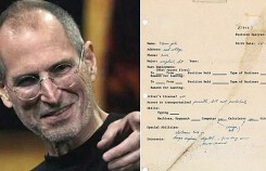 Đơn xin việc của Steve Jobs bán giá gần 4 tỉ đồng