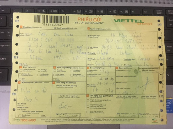 viettel post tam dinh chi nhan vien vu nghi trao dong trung ha thao