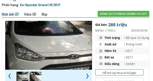 nhung chiec o to doi 2017 nay dang rao ban tam gia tren duoi 300 trieu tai viet nam