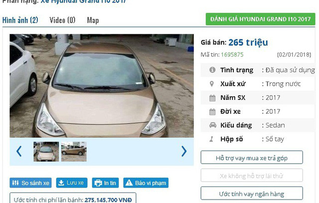 nhung chiec o to doi 2017 nay dang rao ban tam gia tren duoi 300 trieu tai viet nam