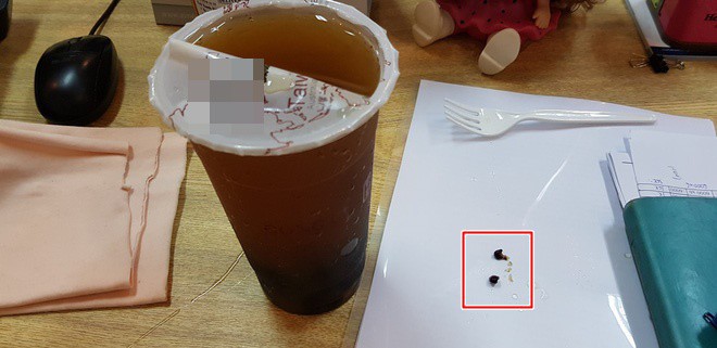 vu tra tra sua bi to co di vat gongcha xin loi khach hang