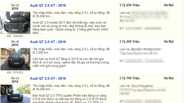 nhung chiec xe cu ban tien ty dai gia lac dau dan buon ngao ngan