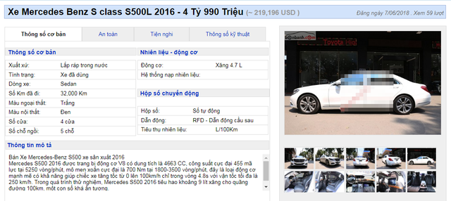 nhung chiec xe cu ban tien ty dai gia lac dau dan buon ngao ngan