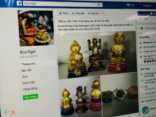 bua ngai thai rao ban tran lan tren facebook