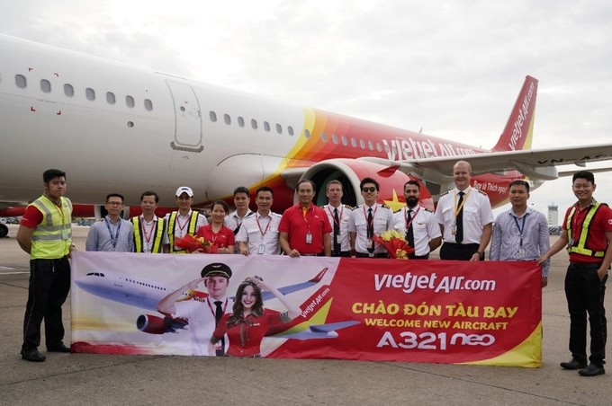 Vietjet tiếp nhận thêm 3 tàu bay mới trong tháng 8 vietjet tiep nhan them 3 tau bay moi trong thang 8