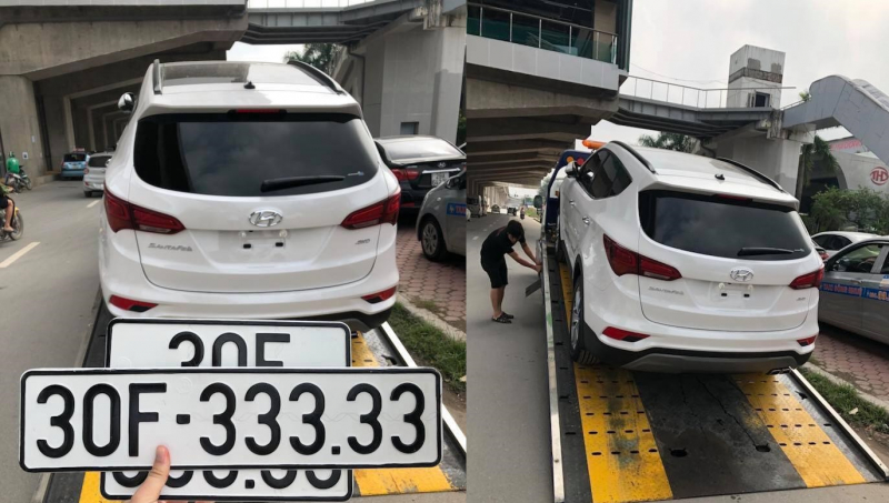 boc duoc bien ngu quy chu nhan hyundai santafe rao ban gia gap doi
