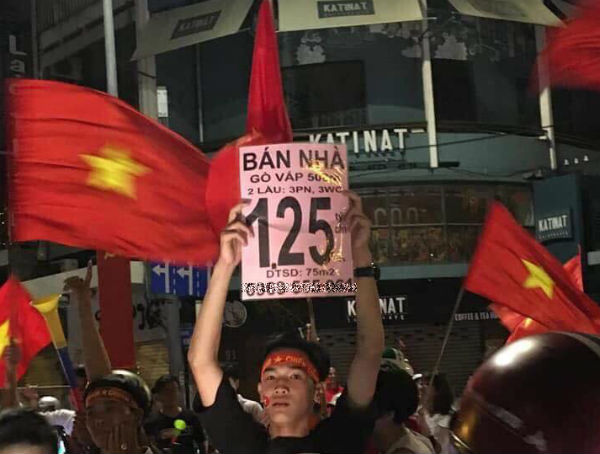 di bao mung u23 thanh nien tinh tao nhat nam gio cao quang cao ban nha