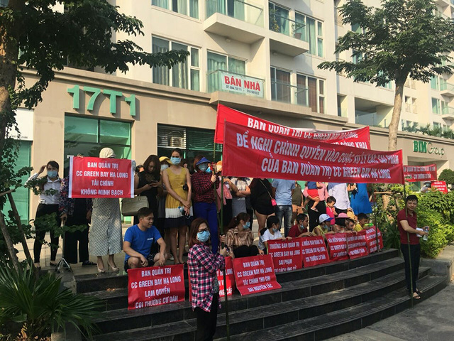 cu dan chung cu green bay towers cang bang ron doi mien nhiem ban quan tri