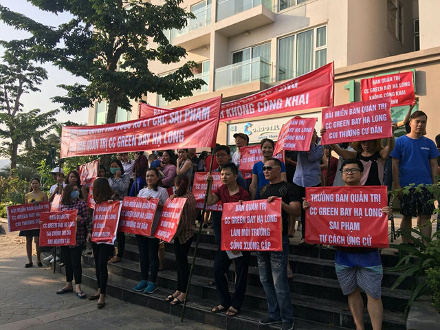 cu dan chung cu green bay towers cang bang ron doi mien nhiem ban quan tri