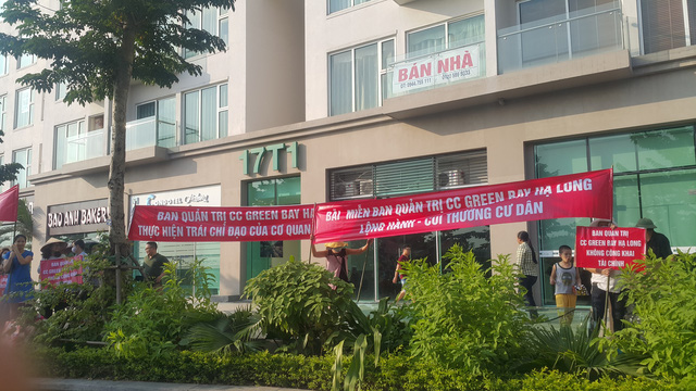 cu dan chung cu green bay towers cang bang ron doi mien nhiem ban quan tri