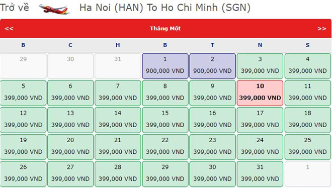gia ve may bay tet 2019 dang tang manh