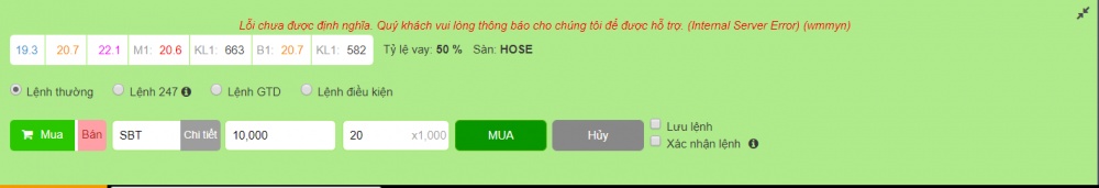 thi truong giam diem he thong giao dich cua vndirect bao loi