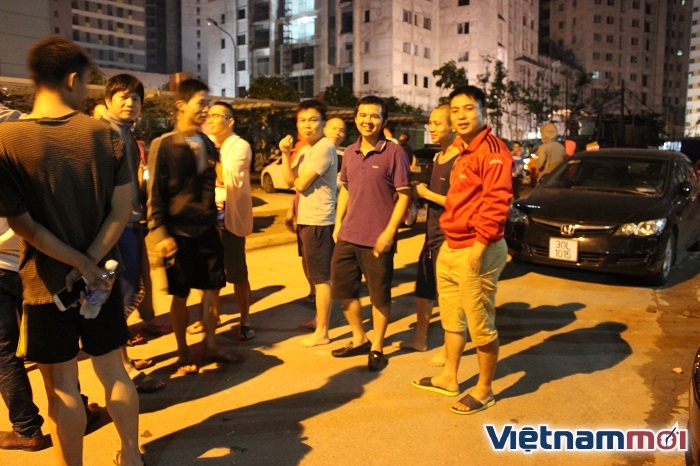 ha noi chay o chung cu rainbow linh dam nguoi dan thao chay luc nua dem