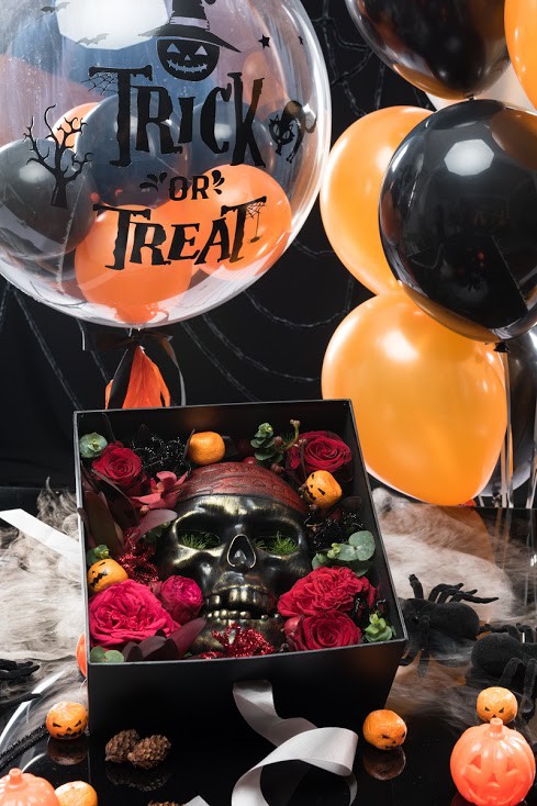 Gần 20 triệu đồng lẵng hoa Halloween, giật mình vì xót chứ không vì sợ ma gan 20 trieu dong lang hoa halloween giat minh vi xot chu khong vi so ma