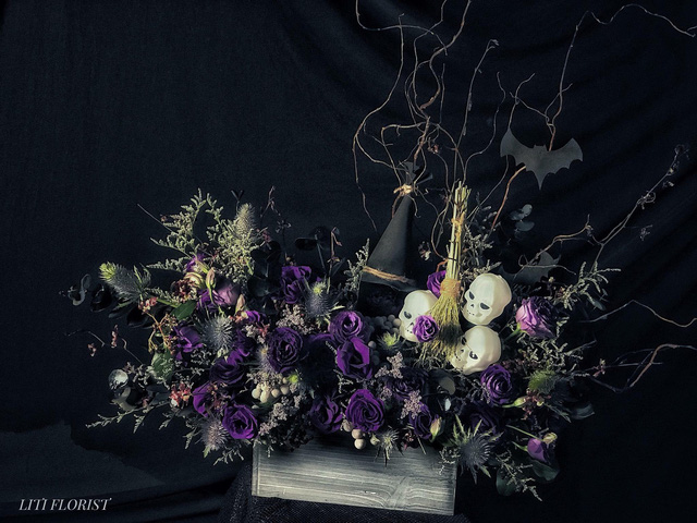 Gần 20 triệu đồng lẵng hoa Halloween, giật mình vì xót chứ không vì sợ ma gan 20 trieu dong lang hoa halloween giat minh vi xot chu khong vi so ma