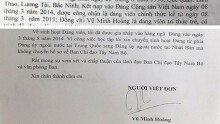 Không nắm lý lịch Đảng, vẫn bổ nhiệm vụ phó Vũ Minh Hoàng