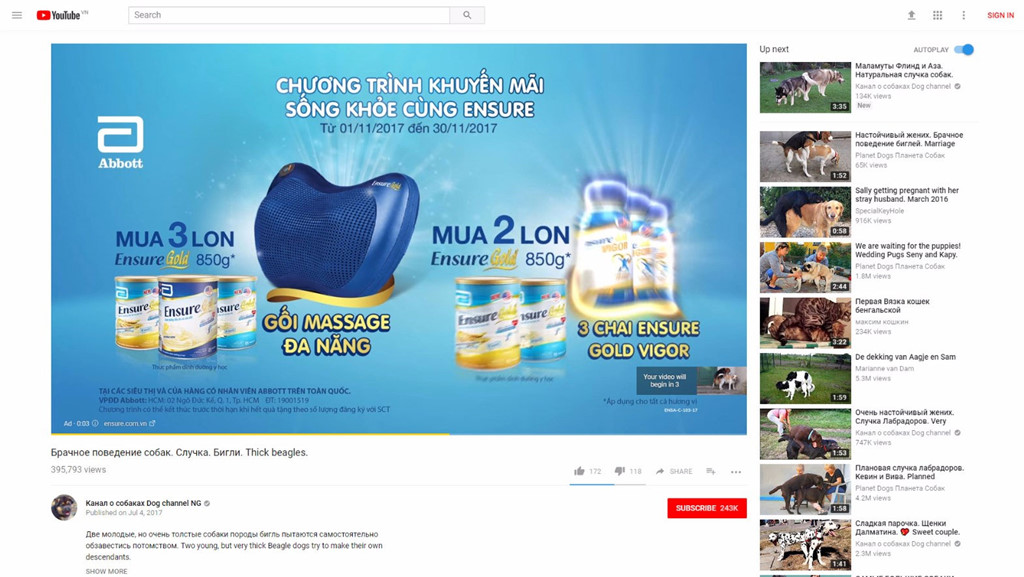 doanh nghiep viet noi gi khi quang cao xuat hien canh video den