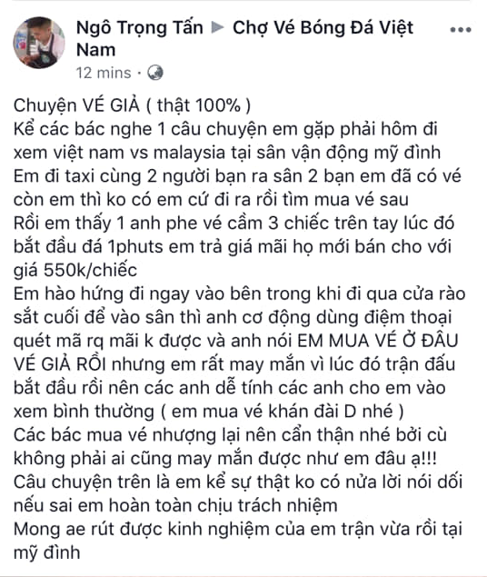 con sot bong da vai trieu dong mot cap ve gia da xuat hien tu cac tran vong bang