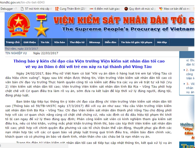 vu dam o ta i vu ng ta u y kien chi dao cua vie n truo ng vksnd to i cao