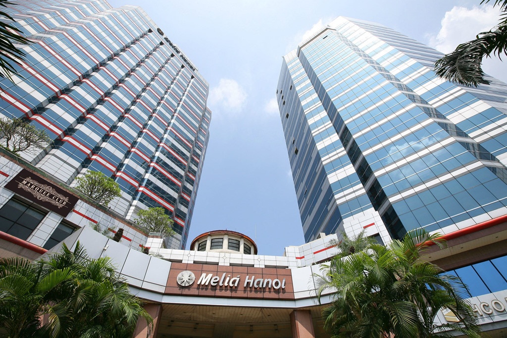 so gang dang cap khach san marriott va melia noi ong trump va kim jong un o tai ha noi