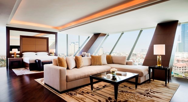 so gang dang cap khach san marriott va melia noi ong trump va kim jong un o tai ha noi