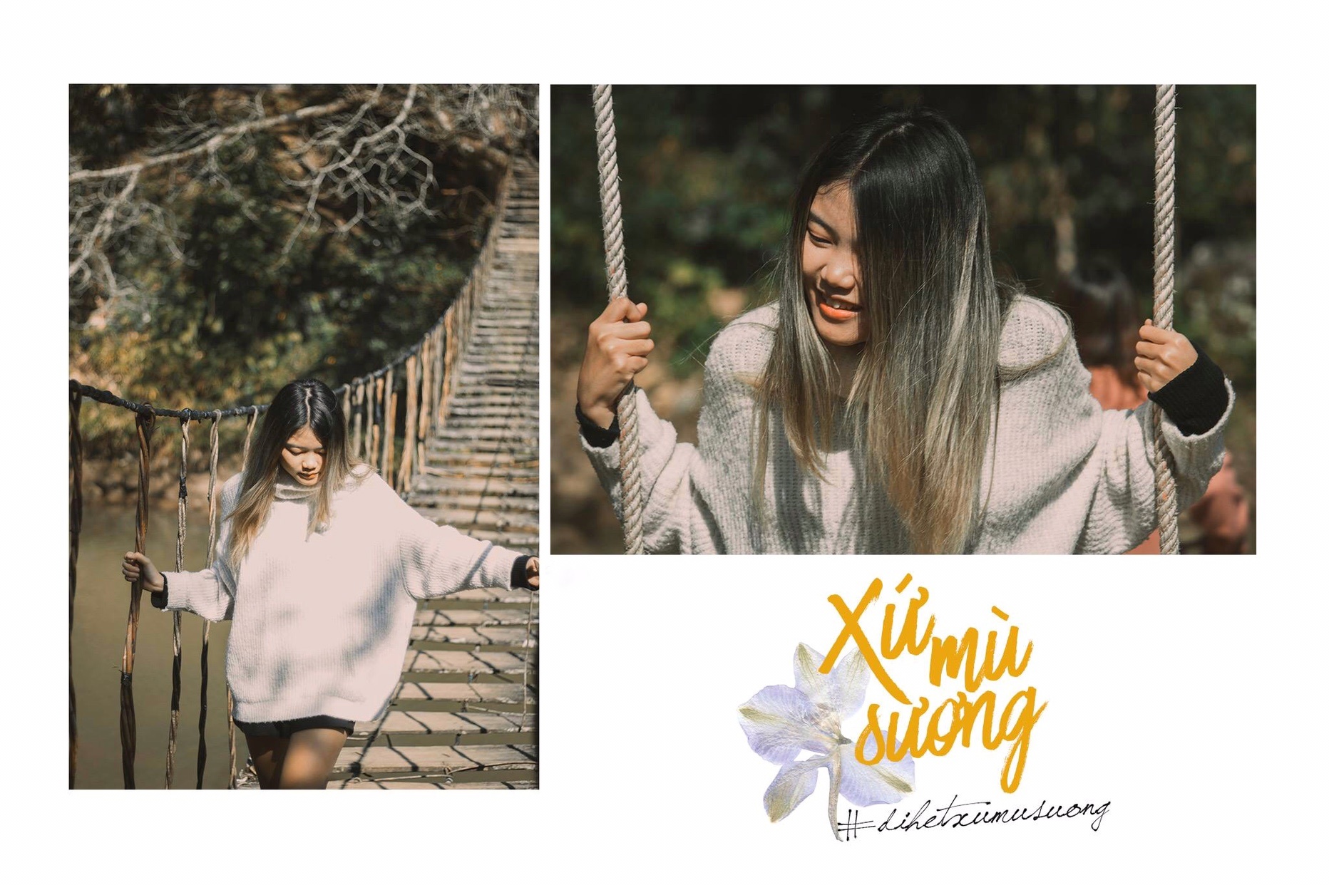 theo chan chang 9x dien trai di khap sa pa de thay mot xu mu suong chan phuong nhu the