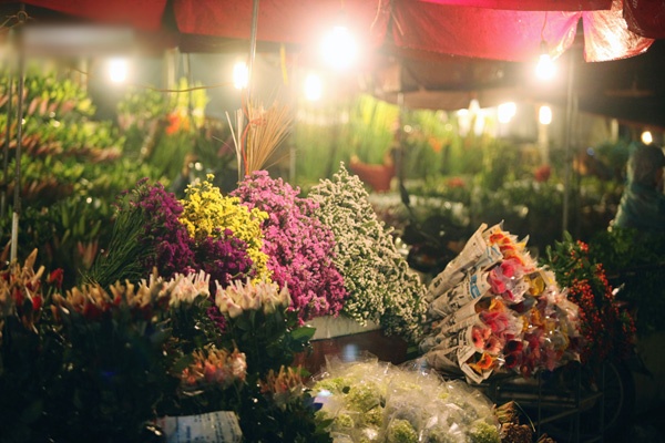 nhung khu cho hoa tet truyen thong lung danh dat ha thanh