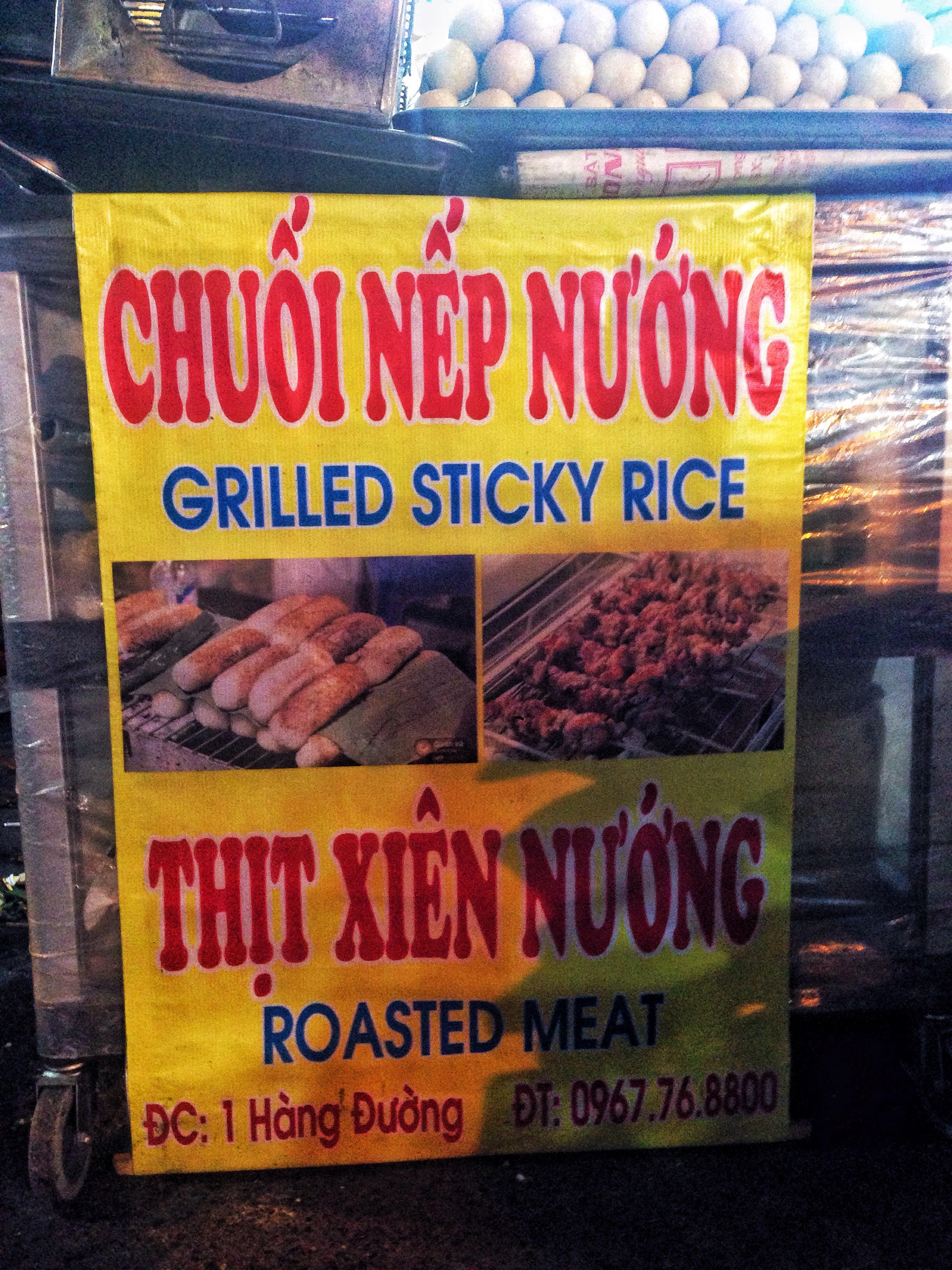 tron vi sai thanh giua long ha noi voi chuoi nep nuong pho hang duong