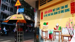 Ảnh: Phố phường, ngõ hẻm Sài Gòn rợp sắc bích họa đồng quê