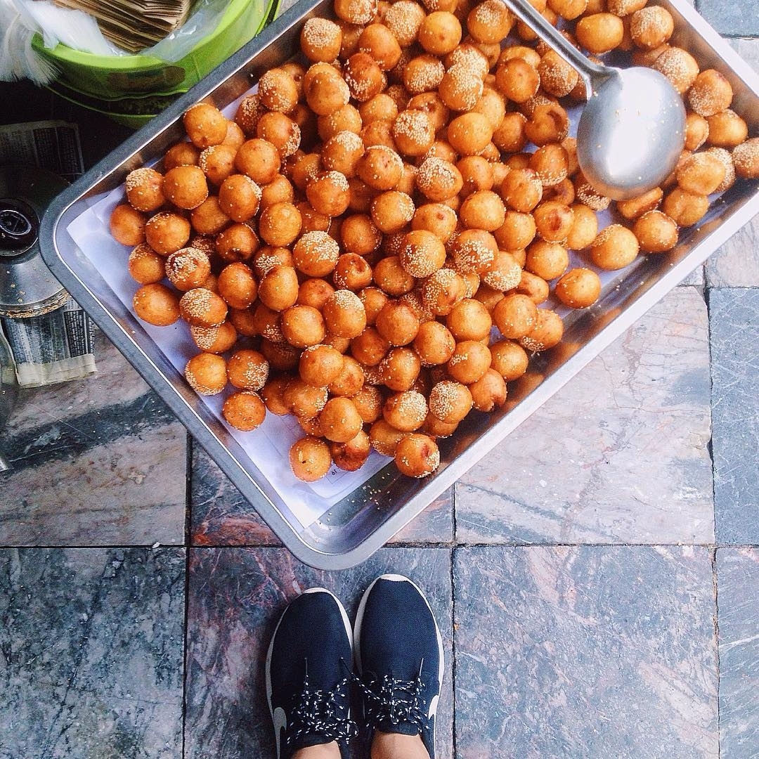 ban do am thuc pho dinh liet ha noi ngon nuc long voi banh ran man sua chua la nep