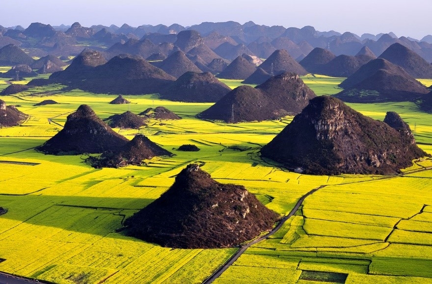 Chiêm ngưỡng cảnh đẹp Trung Quốc từ trên cao chiem nguong mot trung quoc hung vi nhin tu tren cao