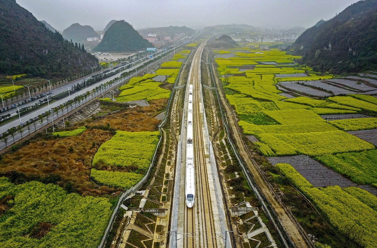 Chiêm ngưỡng cảnh đẹp Trung Quốc từ trên cao chiem nguong mot trung quoc hung vi nhin tu tren cao