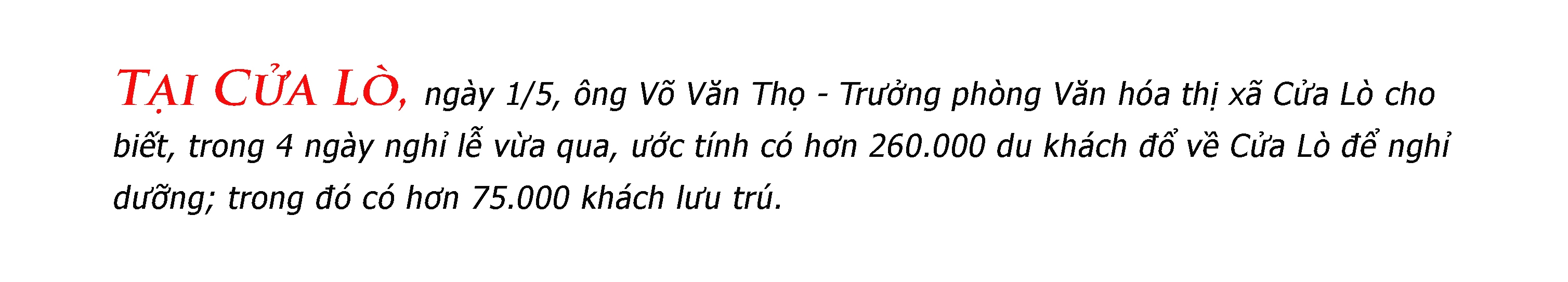 du lich viet nam dip nghi le 304 15 qua nhung con so