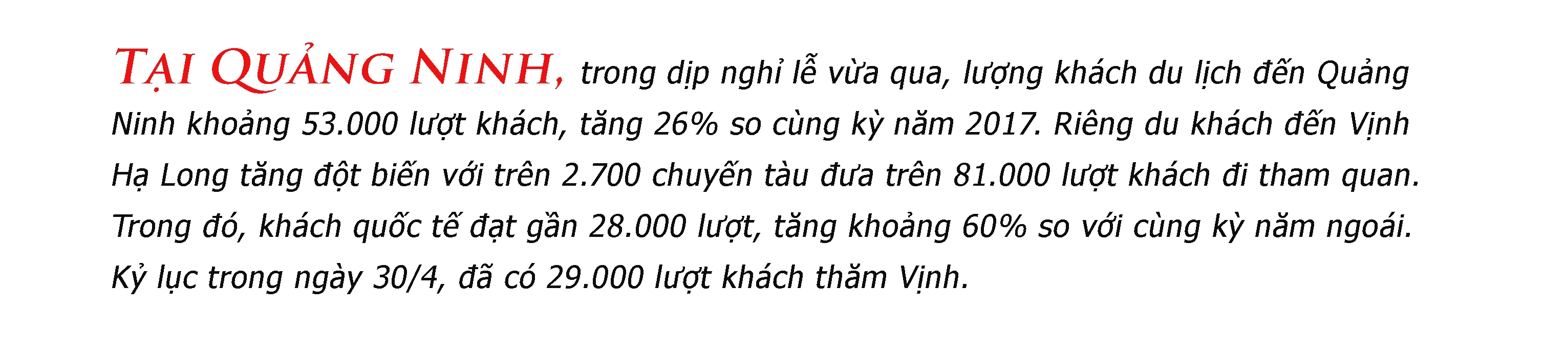 du lich viet nam dip nghi le 304 15 qua nhung con so