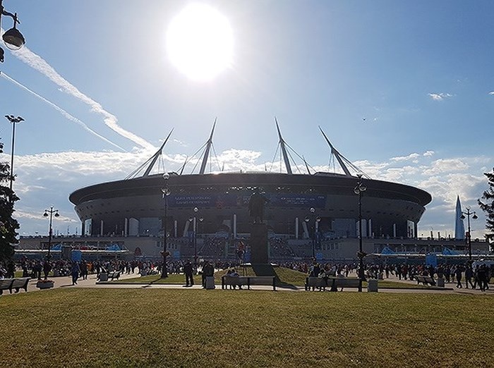 Mục sở thị SVĐ 'đĩa bay' – niềm kiêu hãnh của Saint Petersburg ở World Cup 2018 muc so thi svd dia bay niem kieu hanh cua saint petersburg o world cup 2018