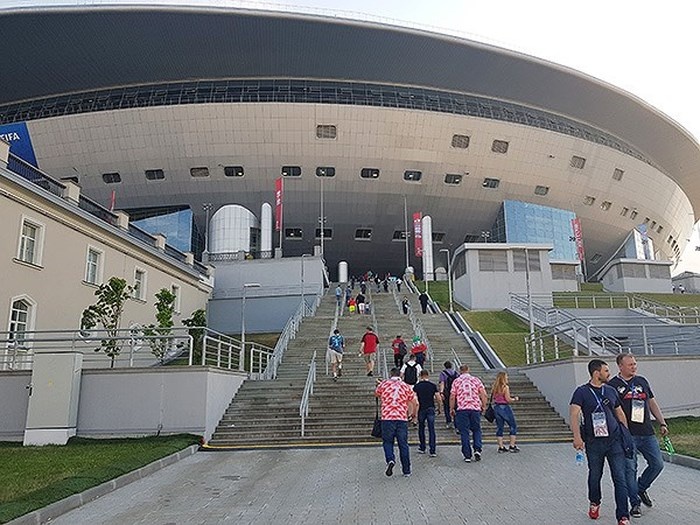 Mục sở thị SVĐ 'đĩa bay' – niềm kiêu hãnh của Saint Petersburg ở World Cup 2018 muc so thi svd dia bay niem kieu hanh cua saint petersburg o world cup 2018