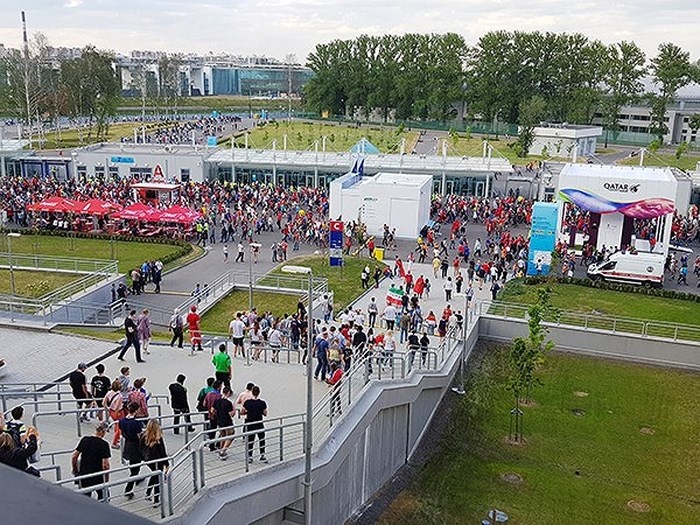 Mục sở thị SVĐ 'đĩa bay' – niềm kiêu hãnh của Saint Petersburg ở World Cup 2018 muc so thi svd dia bay niem kieu hanh cua saint petersburg o world cup 2018
