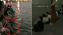 Clip: Du khách Trung Quốc vô tư ngồi rửa chân tại di sản UNESCO